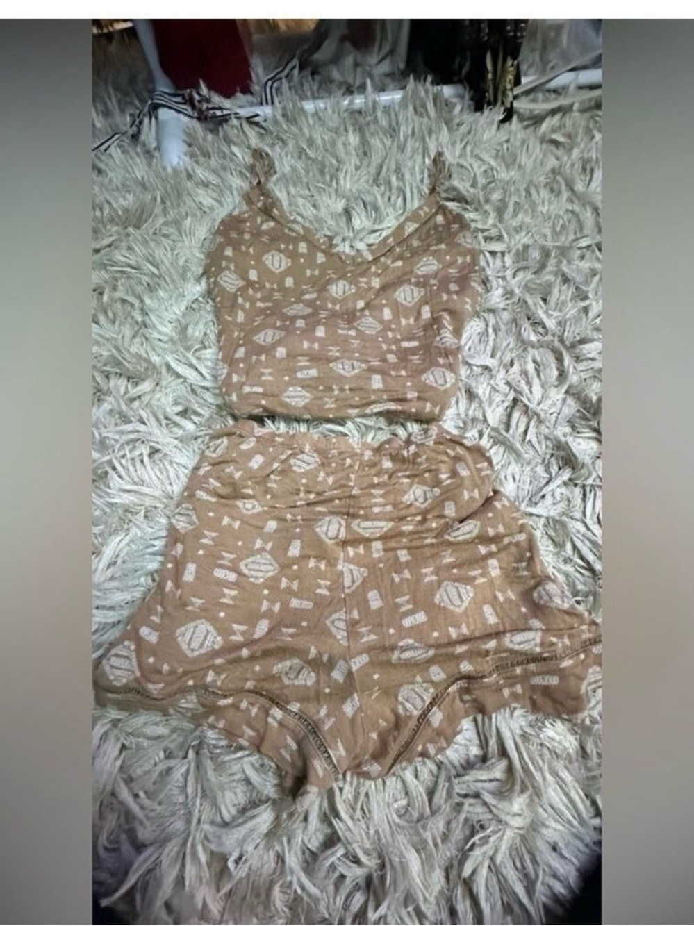 Light pink Joyspun Women's Pajama Set